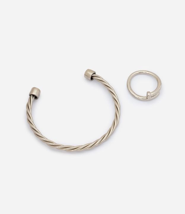 Kit Anillo y Pulsera Metal 1