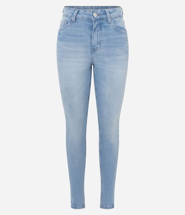 Pantalón Skinny en Jeans con Cintura Alta 2