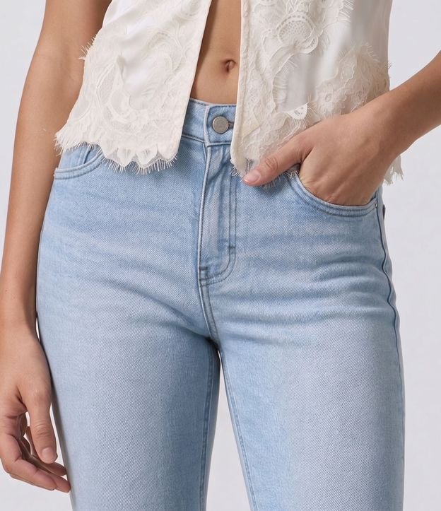Pantalón Skinny en Jeans con Cintura Alta 2