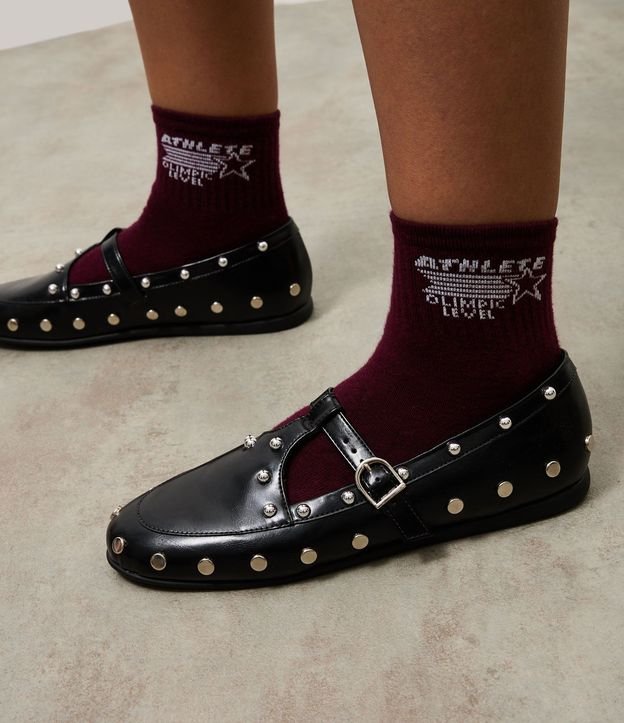Zapato Estilo Salomé en PU con Aplicación de Tachuelas 7