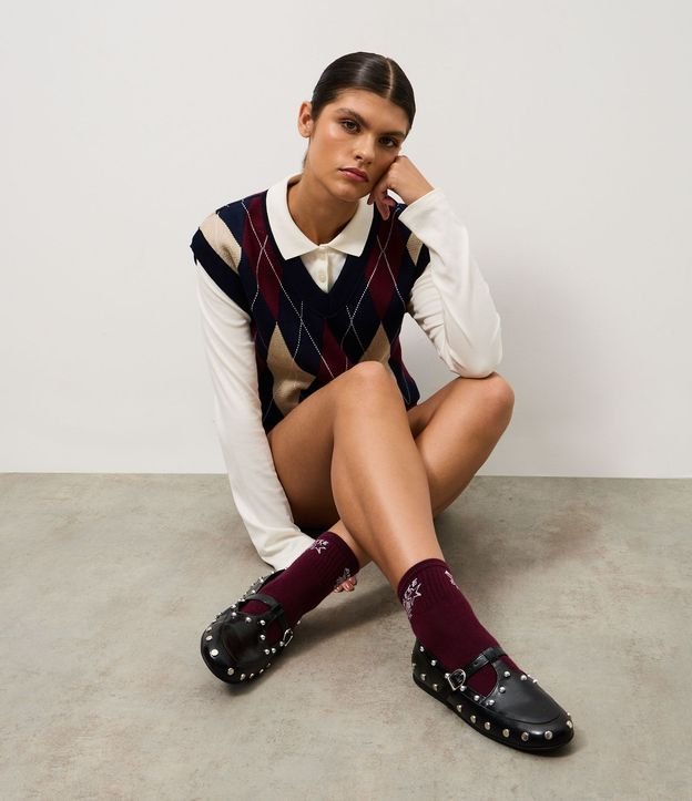 Zapato Estilo Salomé en PU con Aplicación de Tachuelas 2
