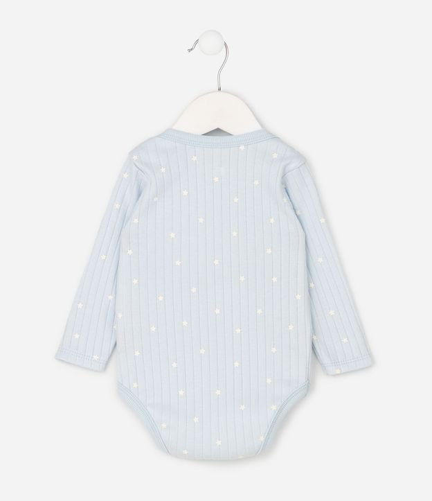 Body Bebe en Rib con Estampa de Fullprint Estrellas – Talle RN a 18 Meses 3