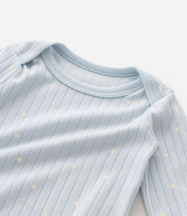 Body Bebe en Rib con Estampa de Fullprint Estrellas – Talle RN a 18 Meses 5