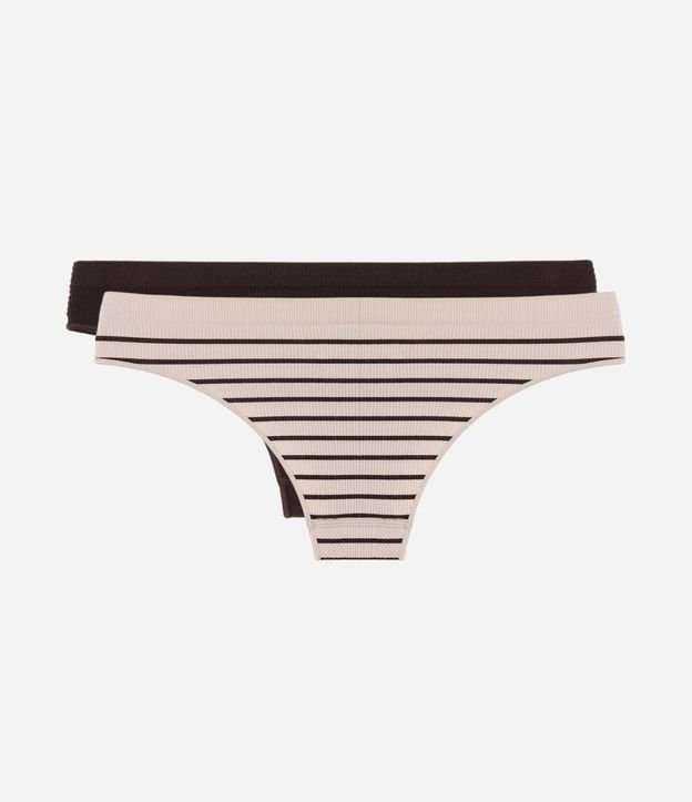 Kit 02 Bombachas Bikini en Poliamida Seamless 2