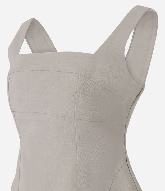Blusa Sastrería con Bretel Ancho y Escote Cuadrado 6