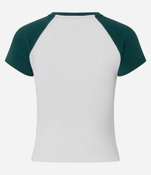 Remera en Algodón con Lettering Montreal y Sisa Raglán 7