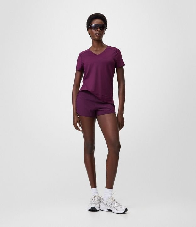 Short Runner Deportivo con Cintura Ancha Elástico