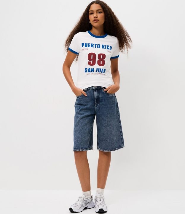 Remera con Estampa Lettering San Juan Puerto Rico 2