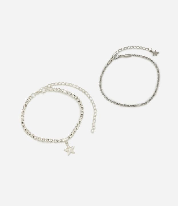 Kit Pulsera Infantil en Metal con Estrella - Talle U