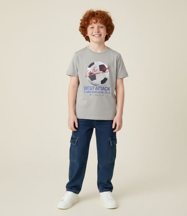 Remera Infantil Deportiva con Estampa de Football Best Attack – Talle 5 a 14 años 1