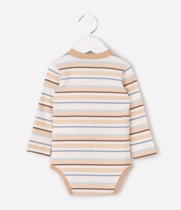 Body Infantil en Cotton con Peitilho y Estampado con perrito - Talle 0 a 18 Meses 3