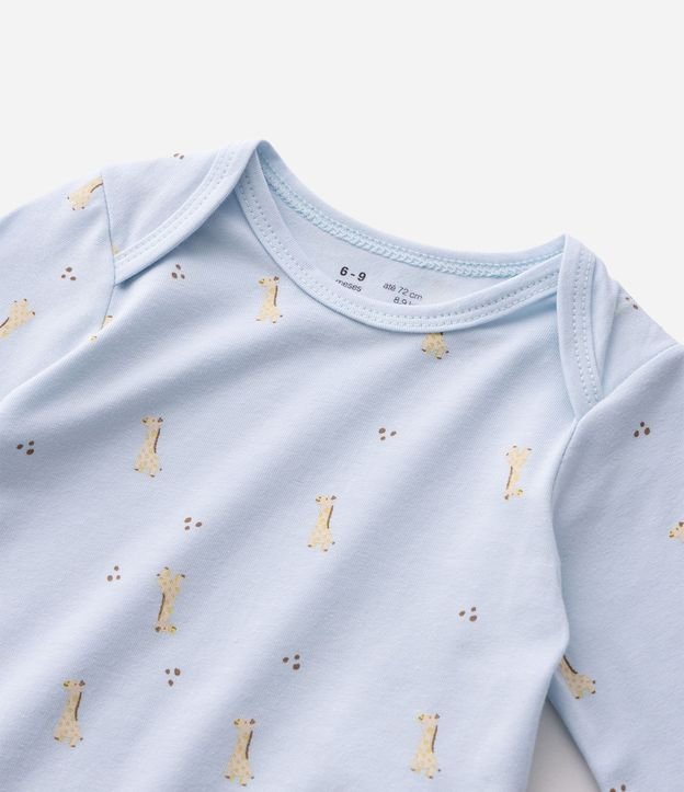 Body Bebé con Estampado Fullprint Girafitas – Talle RN a 18 Meses 5