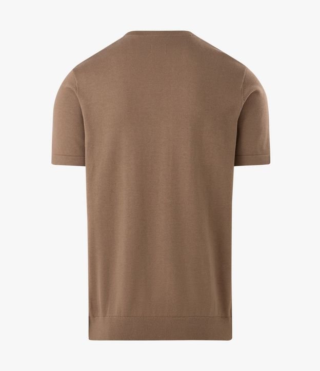 Remera en Algodón Texturizado con Rectilínea Cable 6