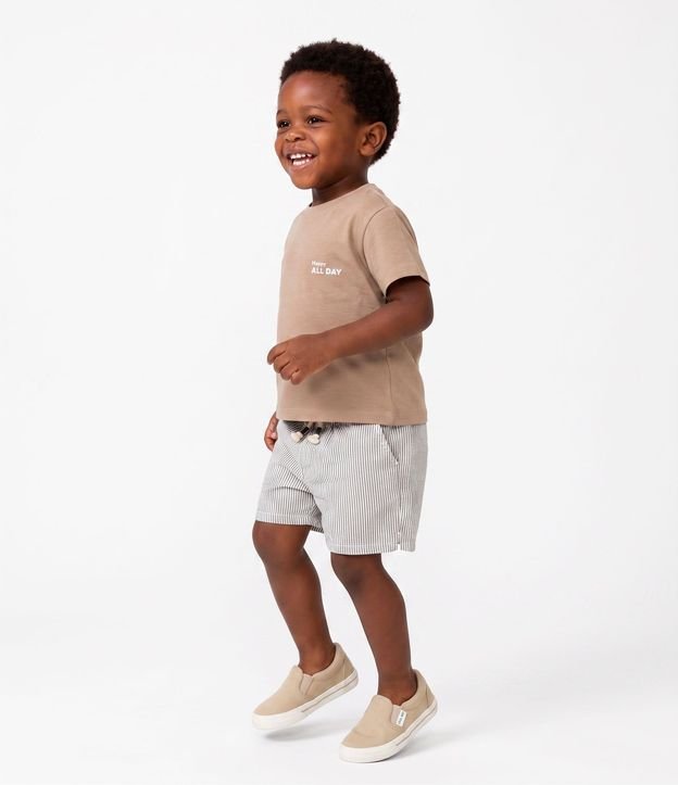 Remera Infantil Comfort con Tecnologia Dry y Lettering – Talle 5 a 14 años 2