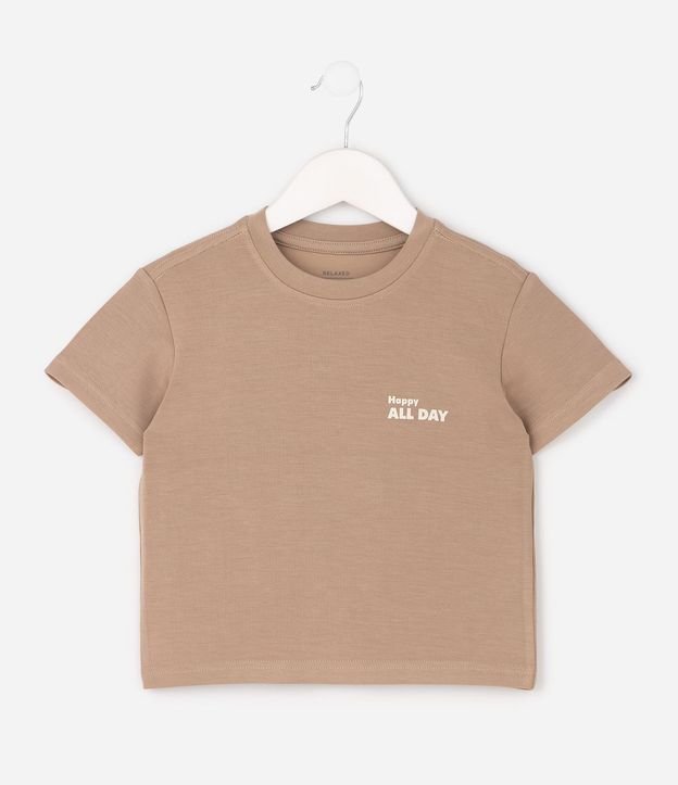 Remera Infantil Comfort con Tecnologia Dry y Lettering – Talle 5 a 14 años