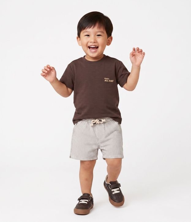 Remera Infantil Comfort con Tecnologia Dry y Lettering – Talle 5 a 14 años