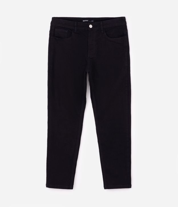 Pantalón Slim Cropped en Sarga