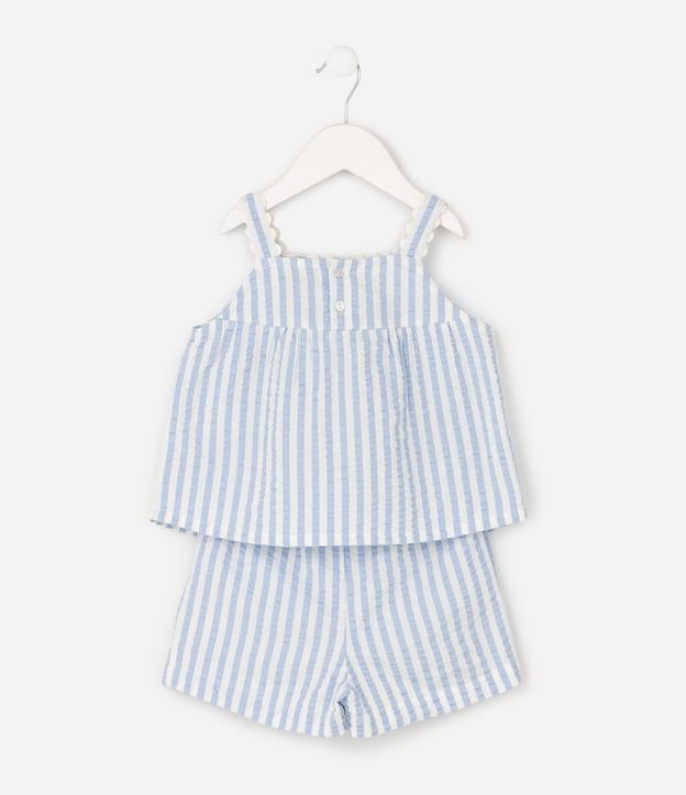 Conjunto Infantil en Laise con Volado - Talle 1 a 6 años 3