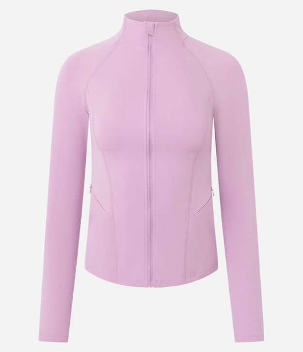 Campera Deportiva Ajustada en Microfibra con Bolsillo 5