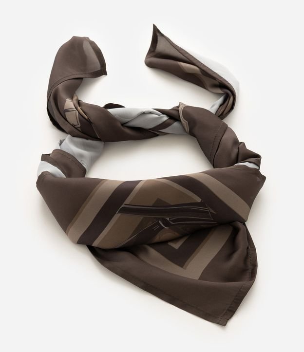 Pañuelo en Chiffon con Estampa de Selaria 3
