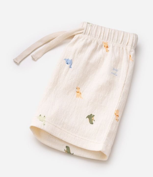 Conjunto Bebê en Anarruga con Estampa de Dinossaurios - Talle 0 a 18 Meses 5