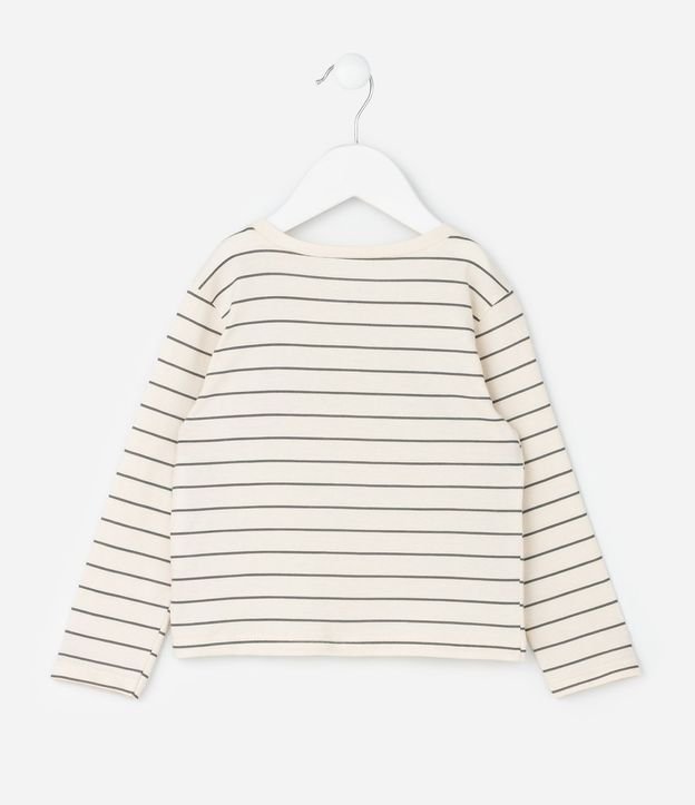 Remera Infantil Rayada con Estampa de Amigos – Talle 1 a 6 años 3