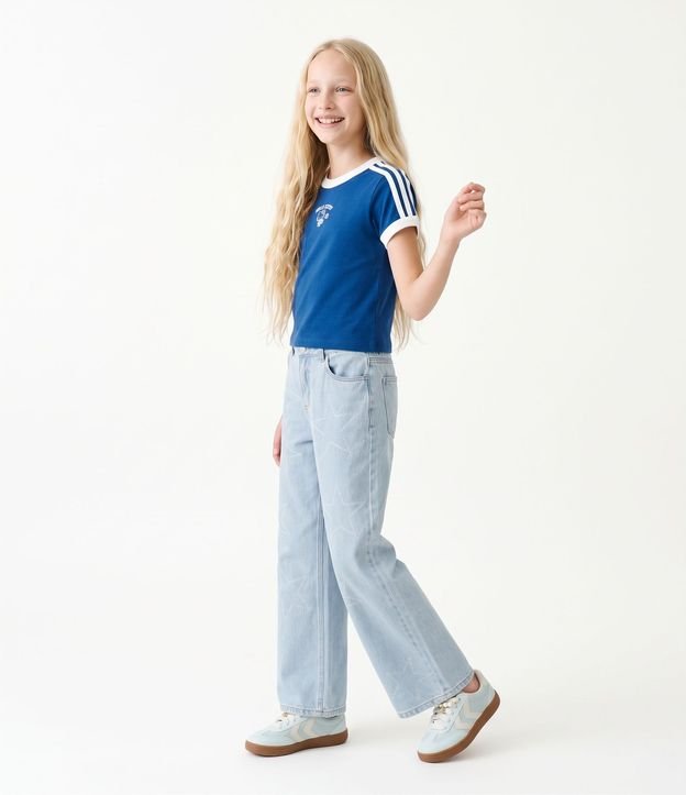 Baby Look Infantil con Estampado Hello Kitty – Talle 5 a 16 años 2