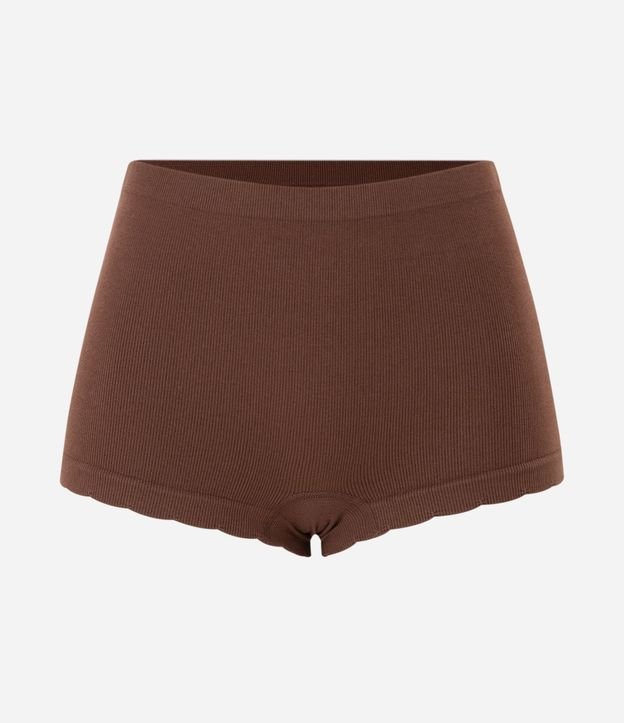Bombacha Boyshort en Poliamida Seamless con Encaje 5