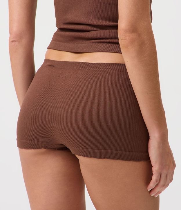 Bombacha Boyshort en Poliamida Seamless con Encaje 4
