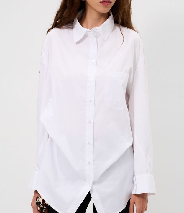 Camisa Alargada en Tricolina 4