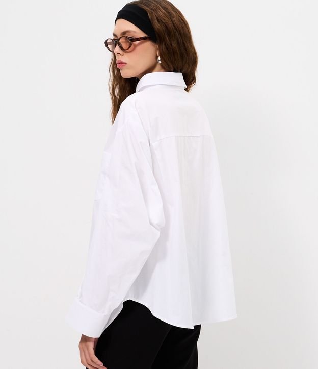 Camisa Alargada en Tricolina 5