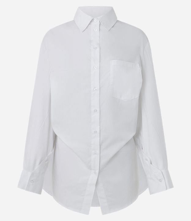 Camisa Alargada en Tricolina 6