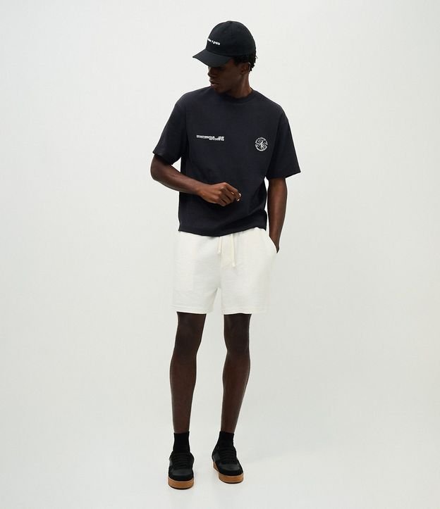 Remera Boxy con Lettering Do Nothing Club 2