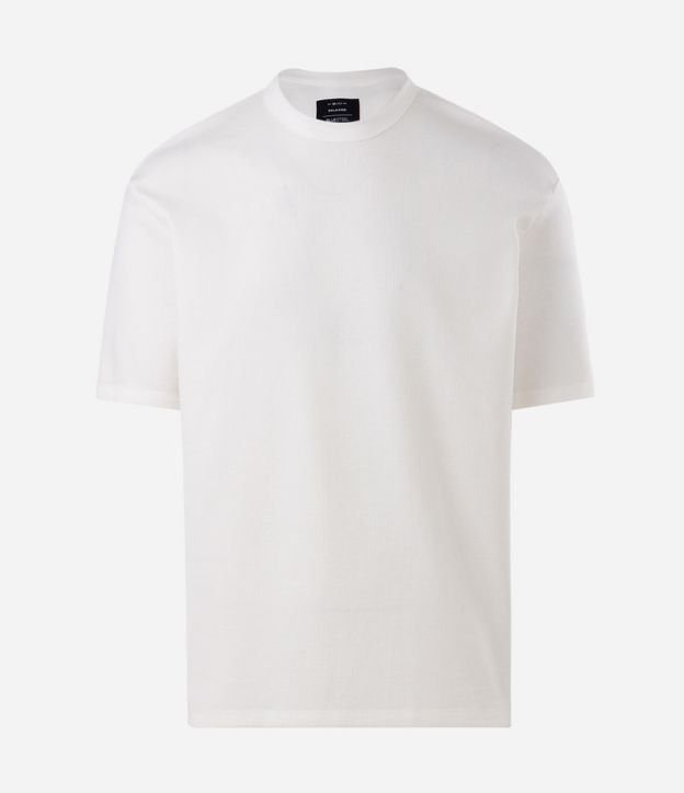 Remera Relaxed y Texturizada Mini Waffle