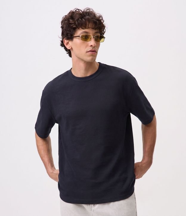 Remera Relaxed y Texturizada Mini Waffle 3