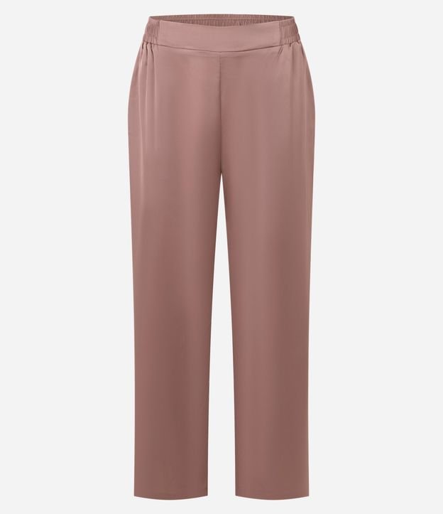 Pijama Americano con Blusa y Pantalón en Satén 8