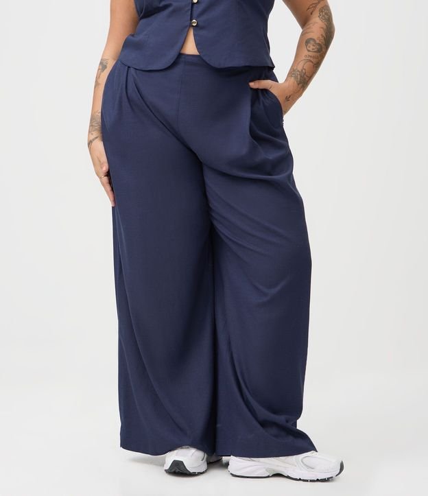 Pantalón Pantalona con Lino Curve & Plus Size 2