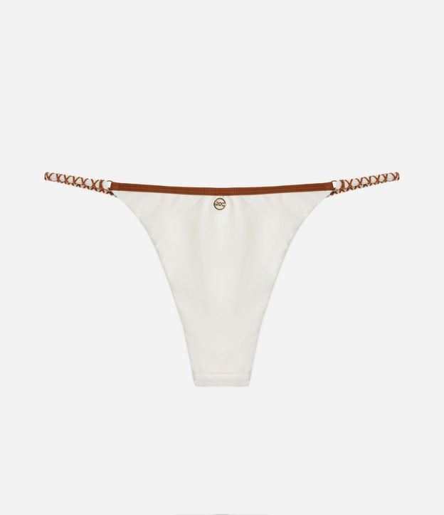 Bikini Bombacha Colaless con Biés y Pespunte Contrastante 6