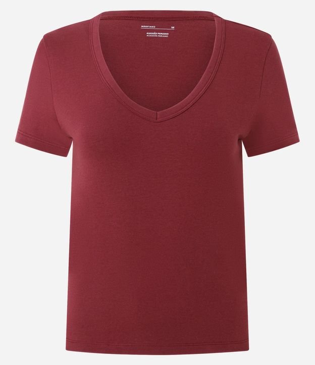 Blusa en Algodón Peruano con Escote V 2