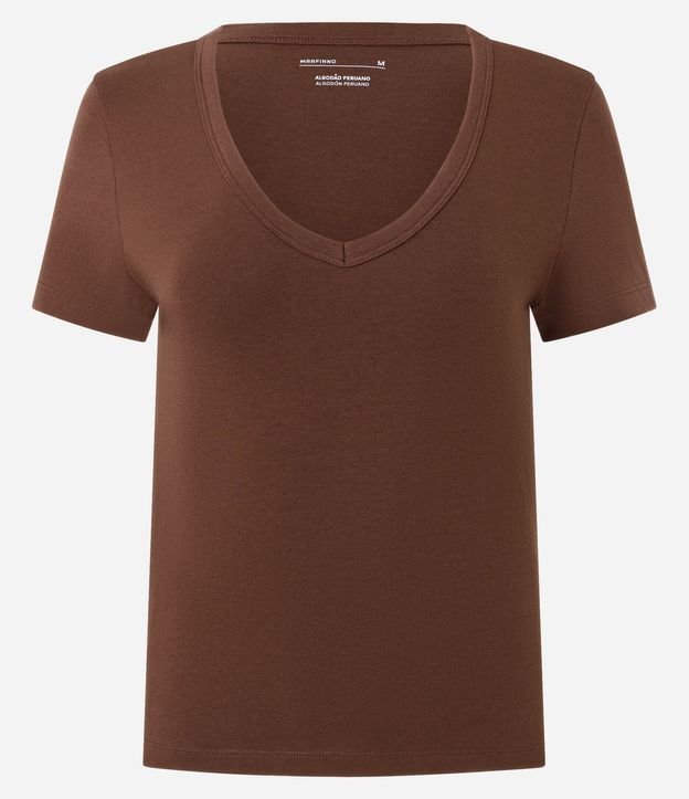Blusa en Algodón Peruano con Escote V 5
