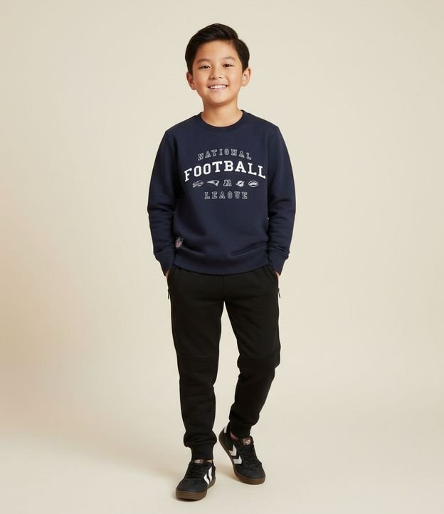 Buzo Infantil con Lettering en relieve NFL – Talle 5 a 14 años 1