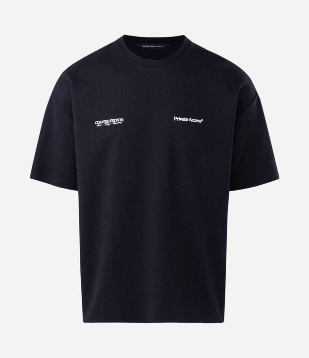 Remera Oversized en Algodón con Lettering Paris Tokyo New York 5