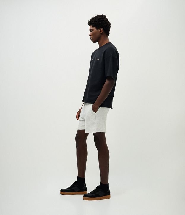 Remera Oversized en Algodón con Lettering Paris Tokyo New York 2