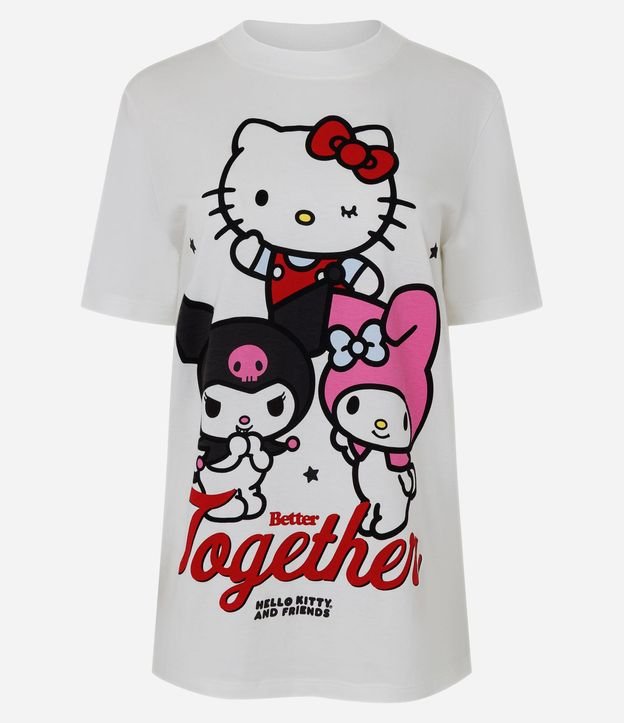 Remera en Algodón con Estampa de Hello Kitty y Amigos 5