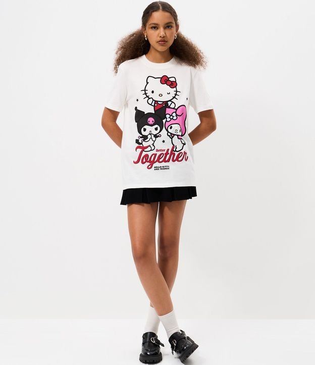 Remera en Algodón con Estampa de Hello Kitty y Amigos 2