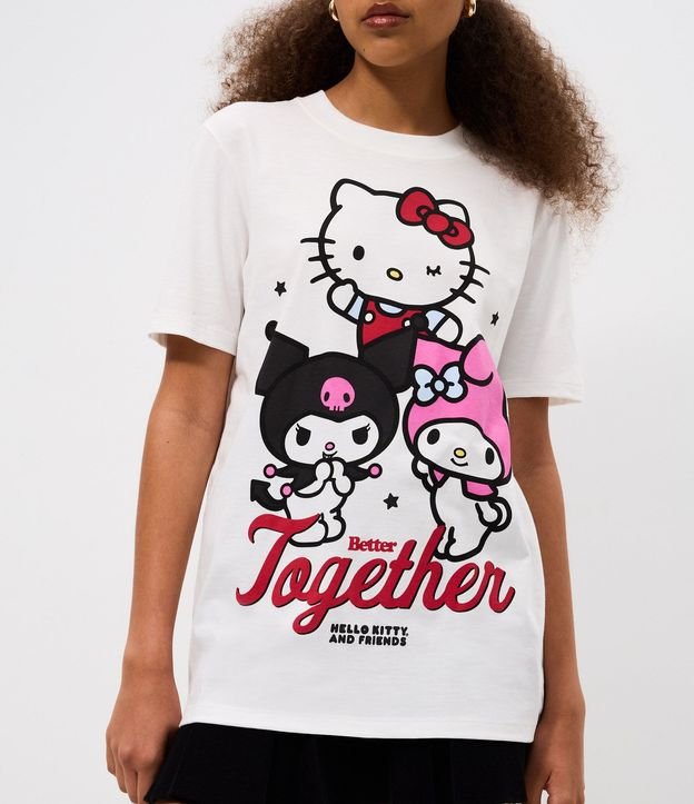 Remera en Algodón con Estampa de Hello Kitty y Amigos 3