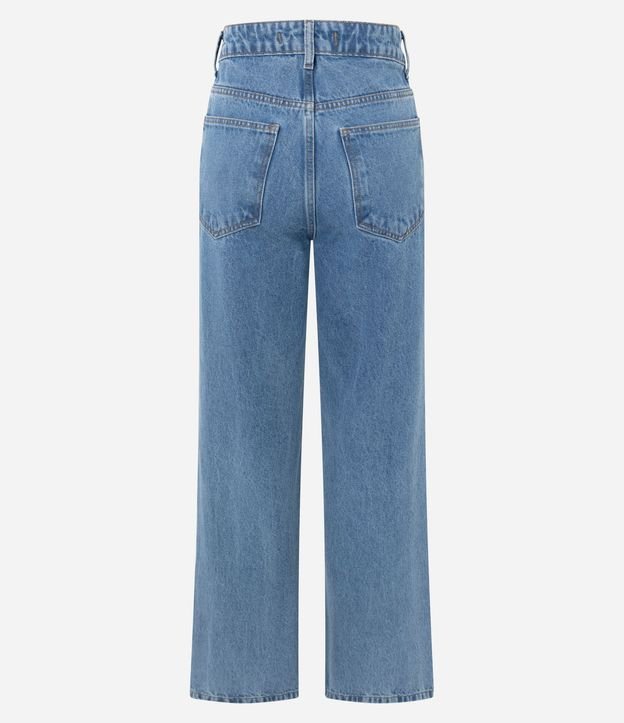 Pantalón Recto Comfort en Jeans con Cintura Alta 2