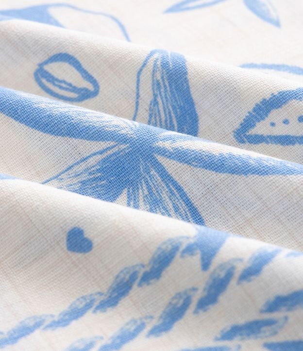 Vestido Infantil en Viscosa Estampado Fondo del Mar – Talle 5 a 16 años 5