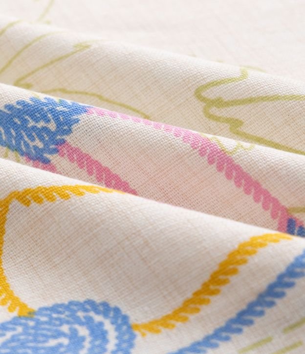 Vestido Infantil en Viscosa con Estampa Tropical de Papagayos – Talle 5 a 16 años 5