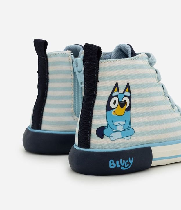 Championes Infantil Abotinado Listrado con Estampa de Bluey – Talle 20 a 27 3
